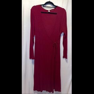 Old navy sweater wrap dress